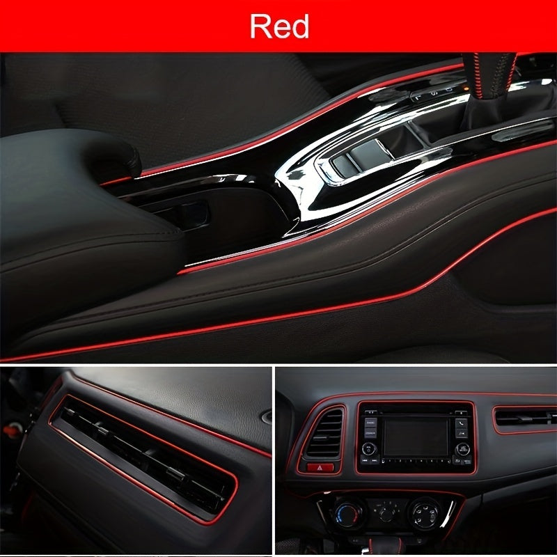Universal PVC Car Moulding Strips 3m Interior Auto Trim Dashboard Cover