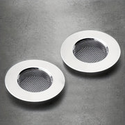 Nodir po'latdan yasalgan lavabolar uchun drenaj filtr to'plami, uy va hammom uchun to'siqni oldini oluvchi filtr, oziq-ovqat va soch tutuvchi dumaloq drenaj to'sig'i