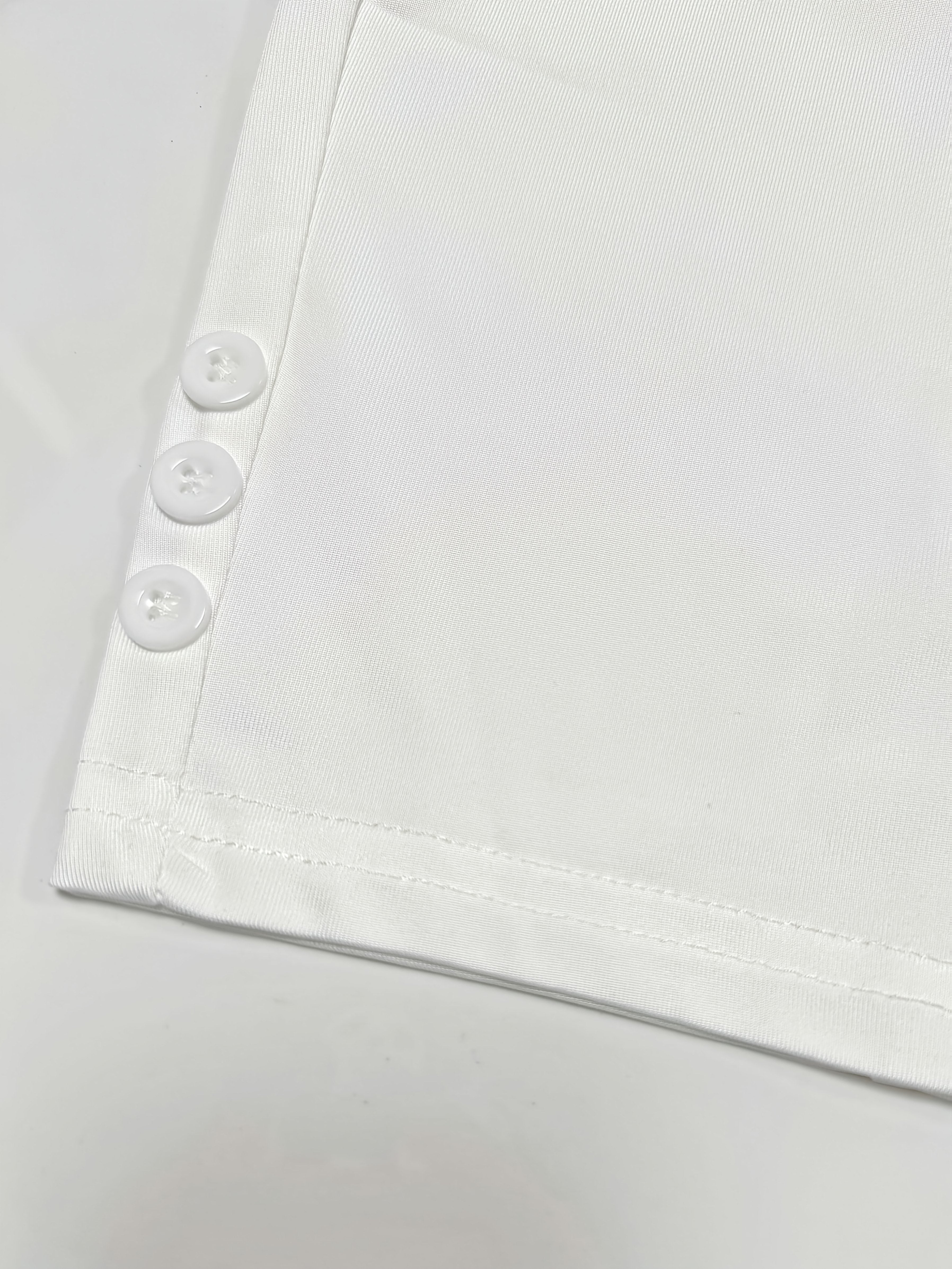 Pantalones cortos de ciclismo tipo capri para mujer - Leggings deportivos de alta elasticidad, color sólido ropa activa de verano