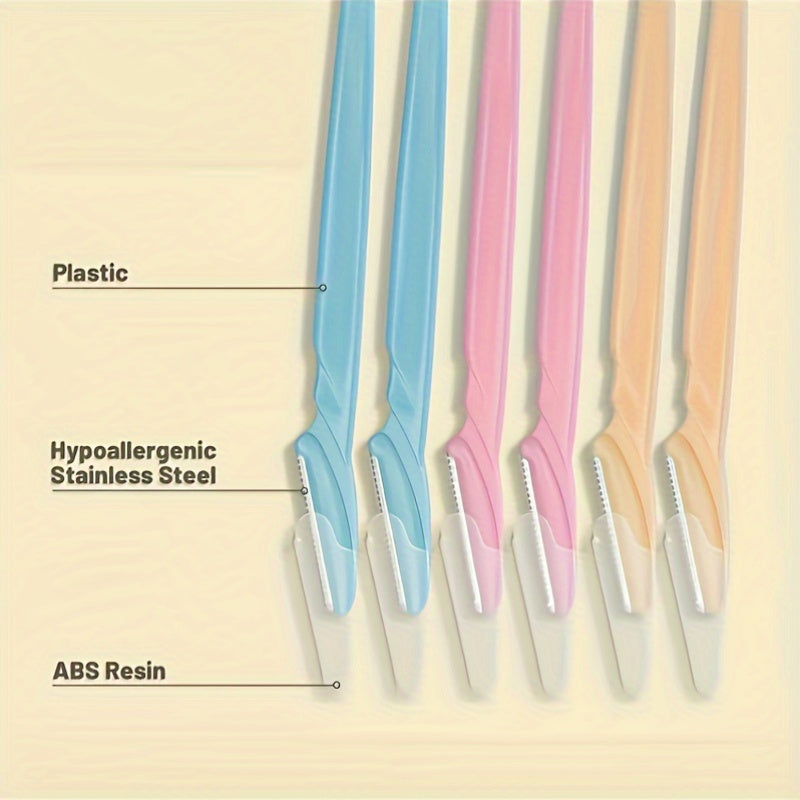 Ayollar uchun qosh qirqish seti, zanglamaydigan po'latdan yasalgan yuz sochlarini olib tashlash vaqti, trimmer to'plami