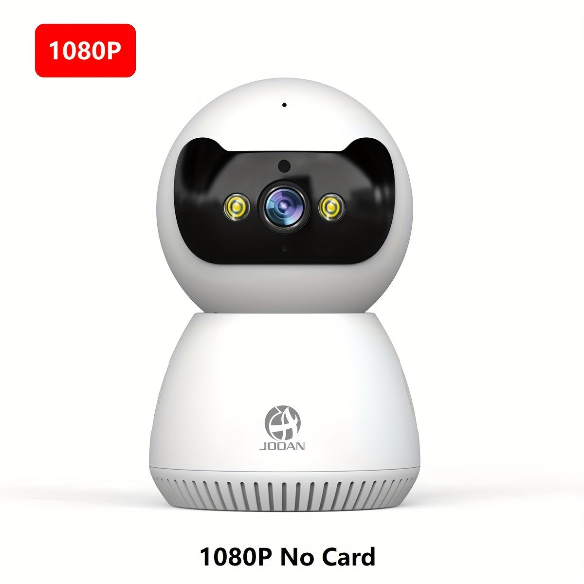 Cámara de seguridad Wi-Fi con visión nocturna en HD, audio bidireccional, alertas de movimiento, control por smartphone