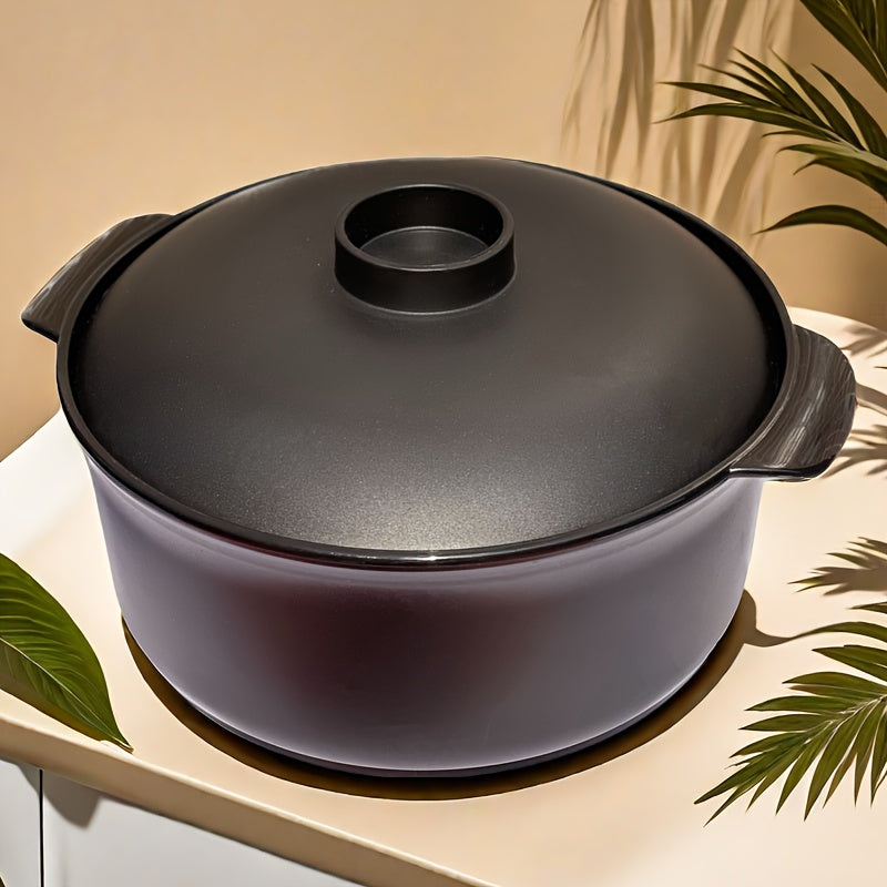 Нескользящая микроволновая безопасная салатница с крышкой для круп и пасты