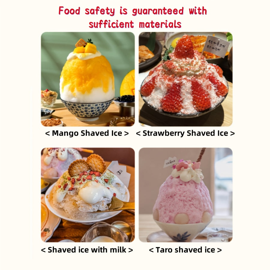 Uy sharoitida foydalanish va desertlar, muzqaymoq va sut choyi tayyorlash uchun ideal qo‘l muzlatgich.