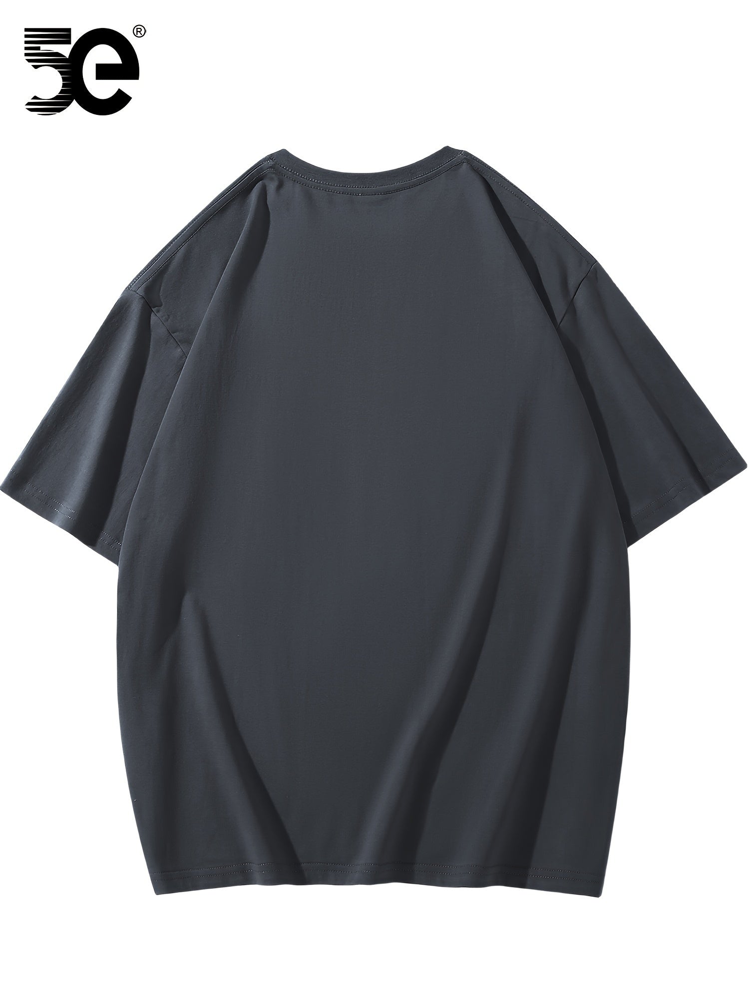 Camiseta casual de algodón con estampado gráfico para hombre, cuello redondo, manga corta, ropa de verano para exteriores