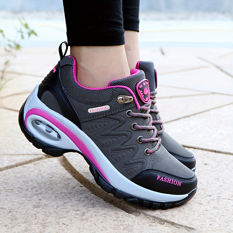 Women's Waterproof Low Top Hiking Sneakers Outdoor Trekking Trainers