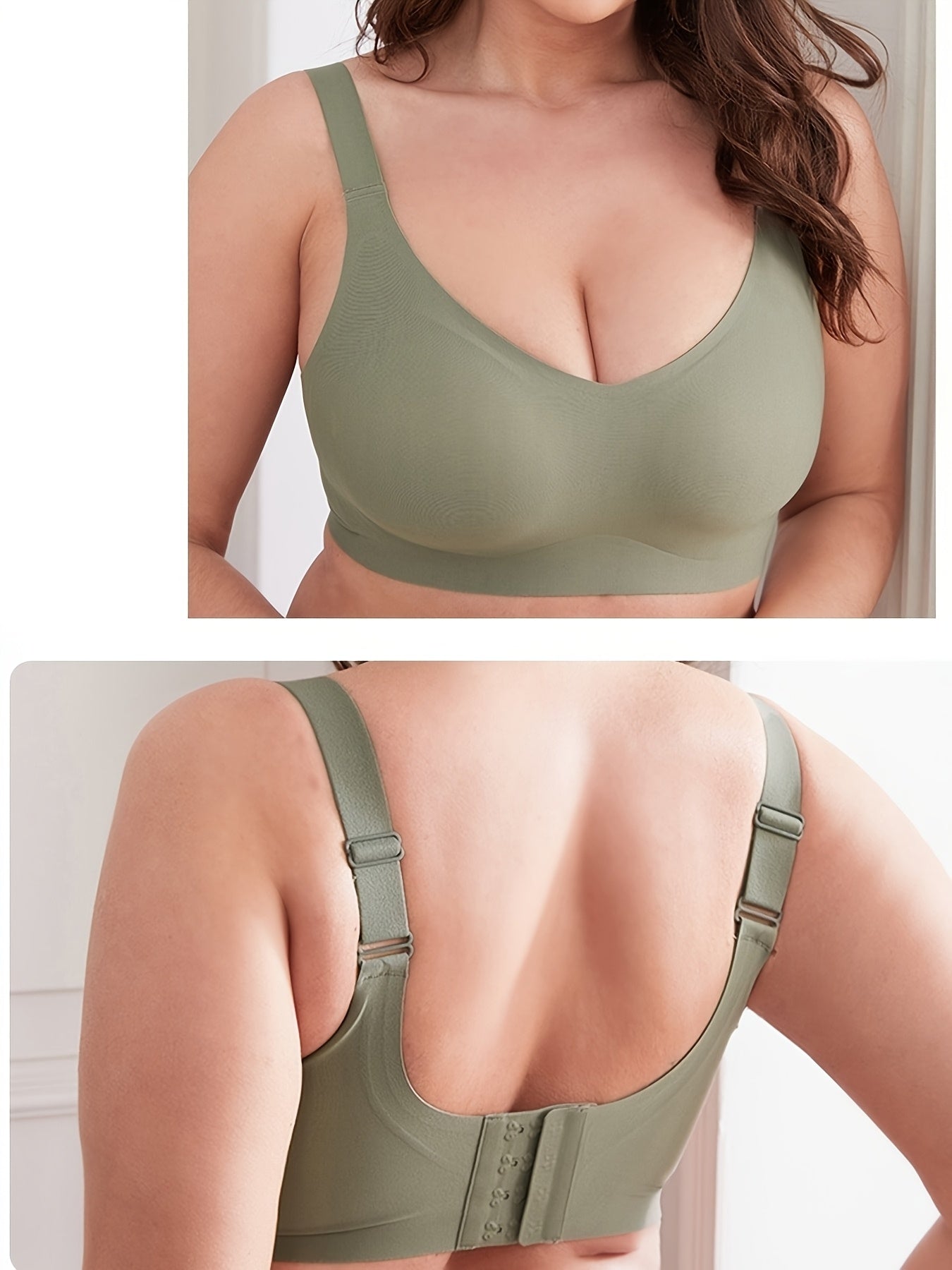 ayollarga mo‘ljallangan simsiz ko‘ylaklar, yumshoq, shovqinsiz, push-up, T-shirt bra, 3 ta paket