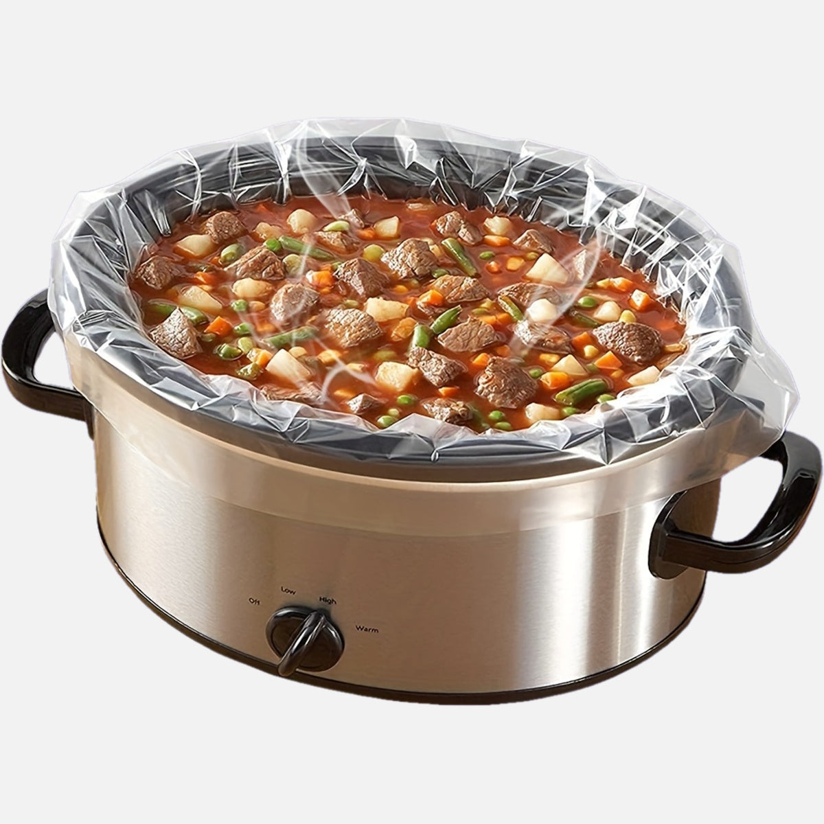 10/15/20 Count Slow Cooker Liners Large Disposable Plastic Cooking Bags for Crock Pots 3QT to 8QT