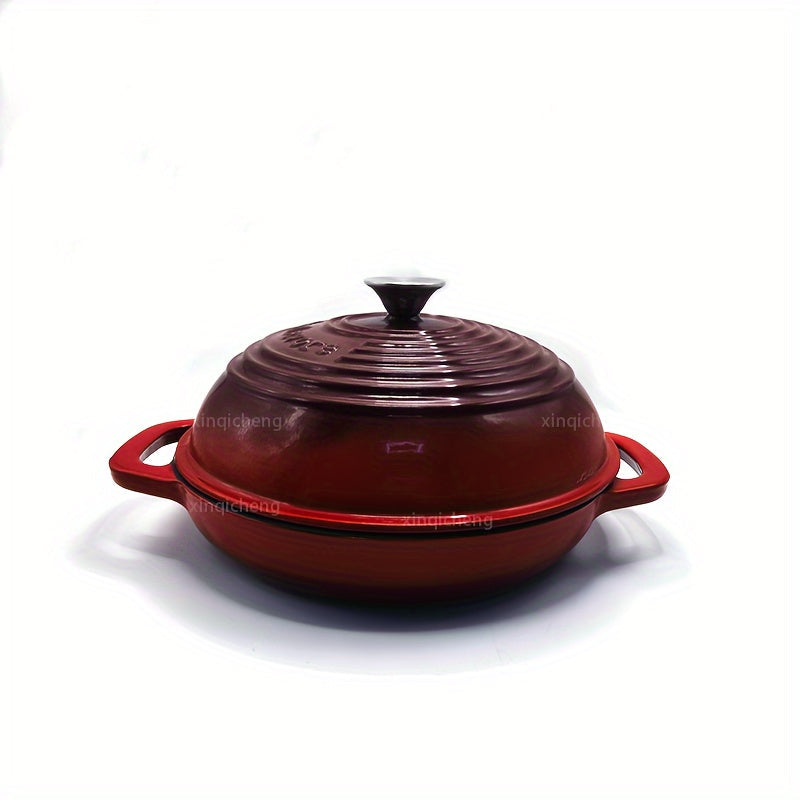 11 dyuymlik emalli qumtaşli qozon, non va sourdough pishirish uchun