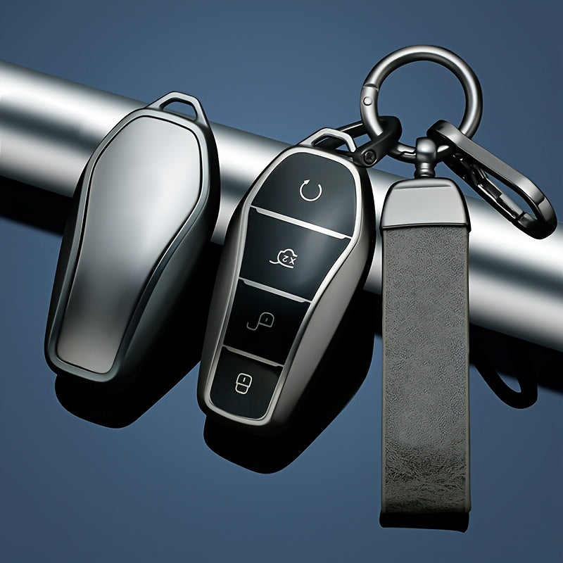 Universal TPU Car Key Cover Black Scratch-Resistant Anti-Fall Protection