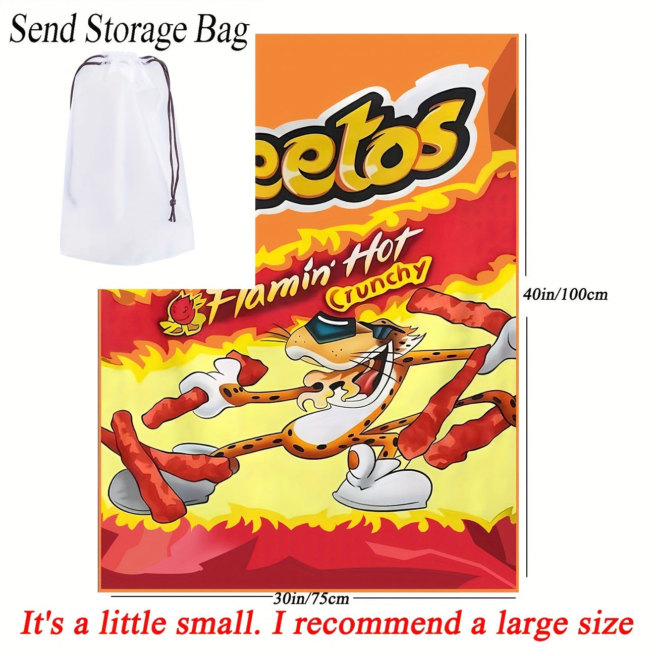 Crunchy Design Flannel Throw Blanket with Digital Print for Office Home and Travel