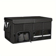 Universal Car Trunk Organizer Waterproof Foldable Storage Bag with 3 Compartments