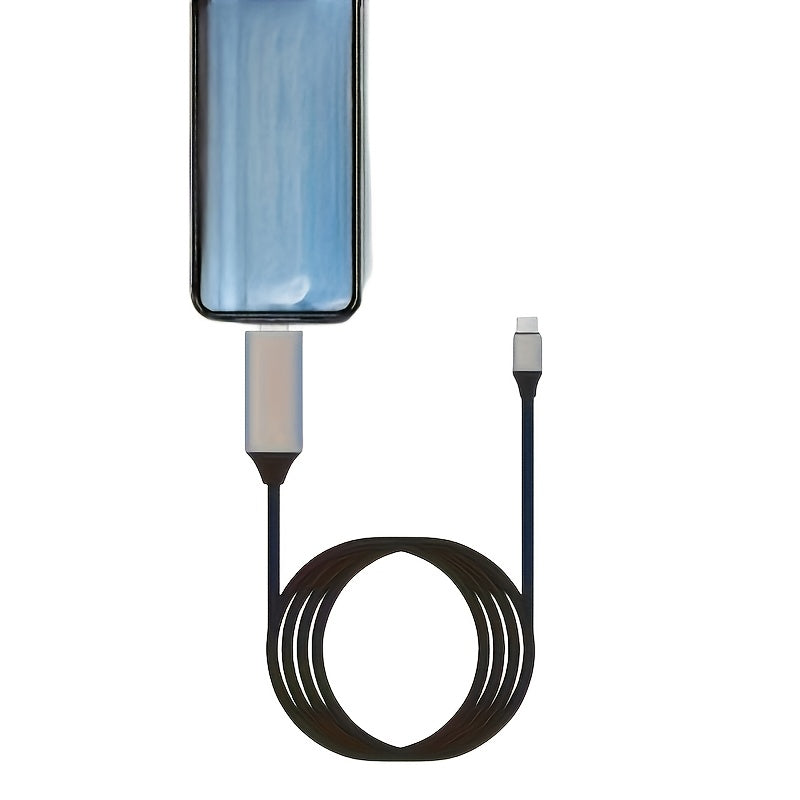 4K USB-C dan HDMI ga adaptör, mobil telefon, noutbuk, planshet ekranini aynalash uchun