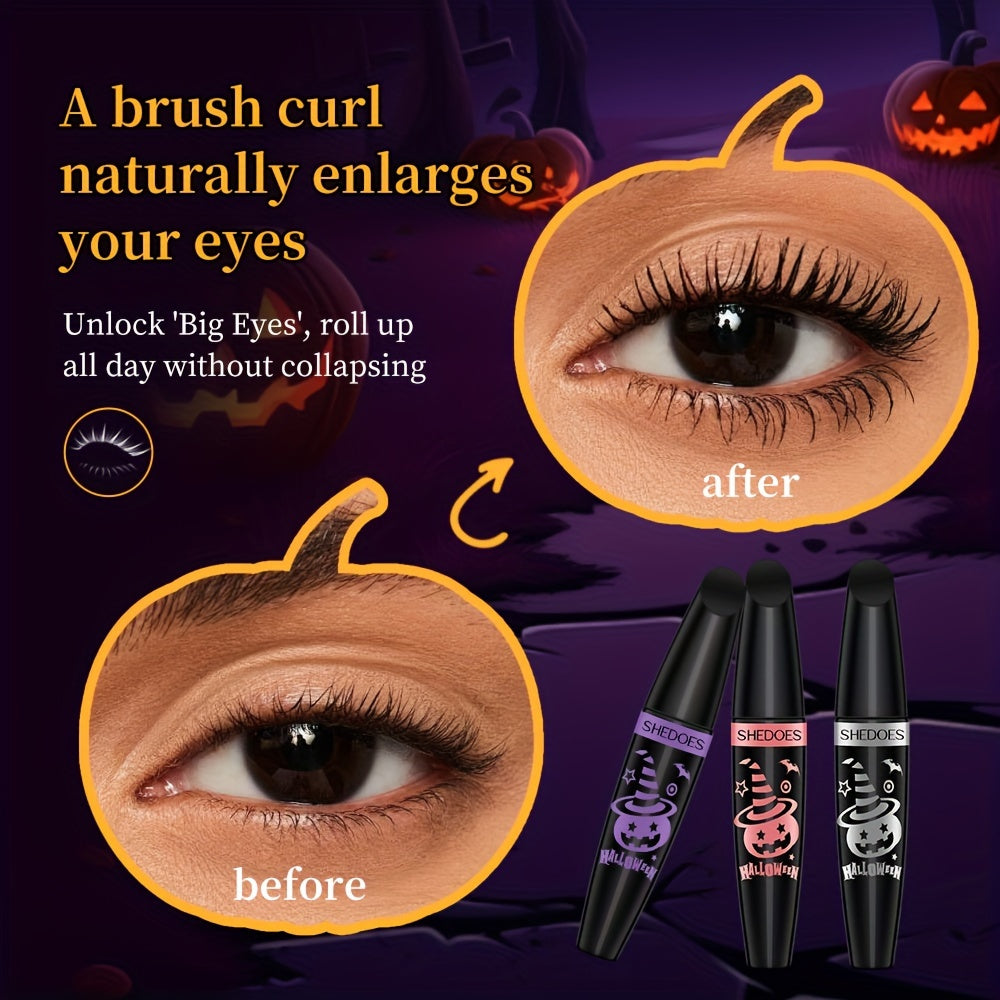 Women's Waterproof Colorful Mascara 6 Shades Curled Long Lashes