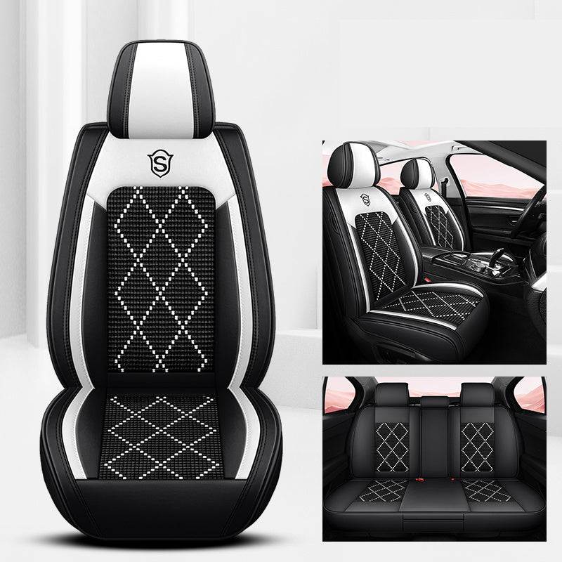 Universal Breathable Faux Leather Car Seat Covers for All Seasons