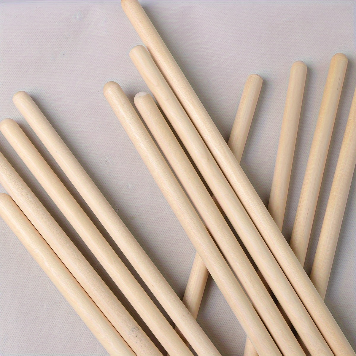 Maple Wood Drumsticks Tandem Set in Camel and Khaki Multiple Sizes