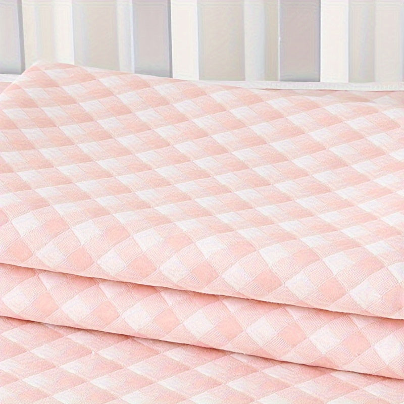 Water-Resistant Diaper Changing Pad with Absorbent Mat and Washable Mattress