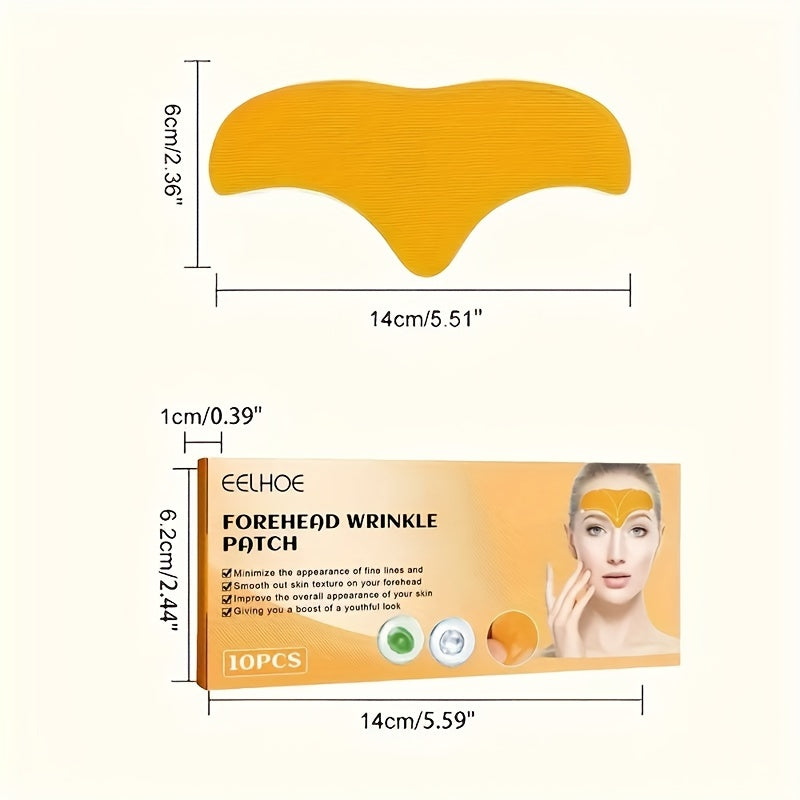 10Pcs Wrinkle Smoothing Patches for Face and Eyes Skin Tightening