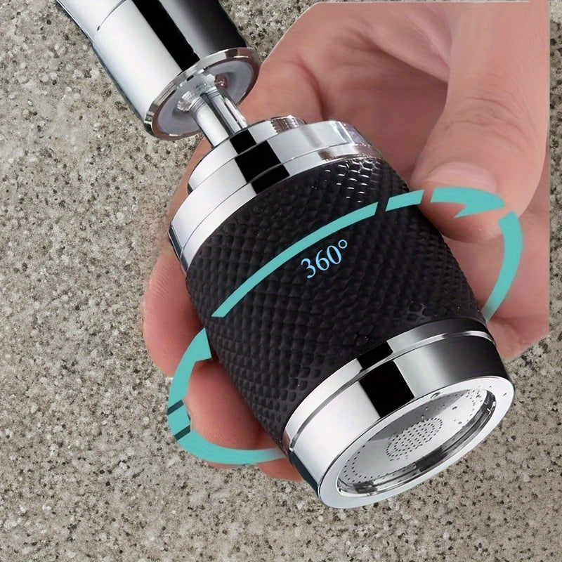 6-Piece Faucet Water Filter Set with 3-Speed Splash-Proof and 360-Degree Swivel