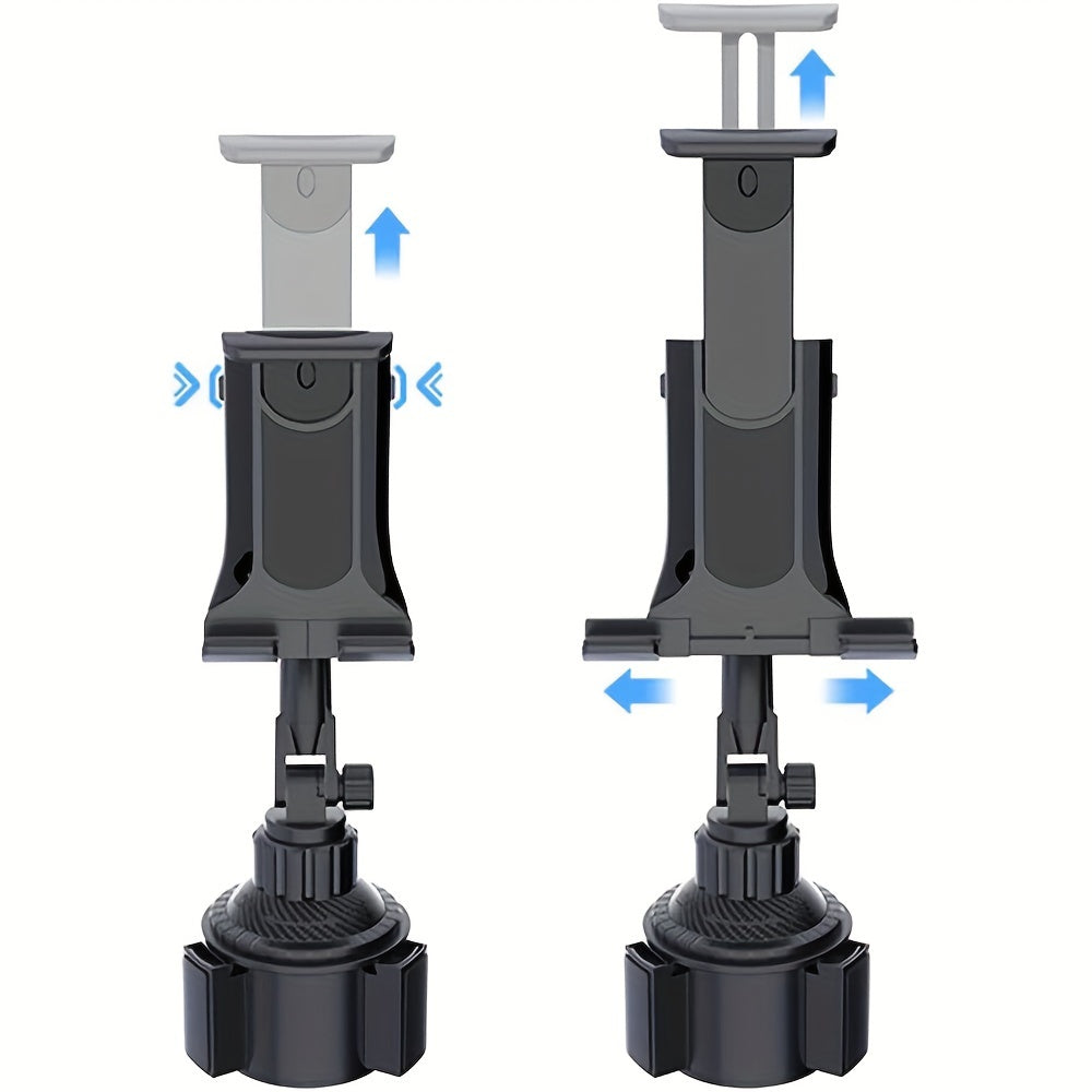 Universal Car Mount for Tablets and Phones Rotatable Cup Holder Adapter