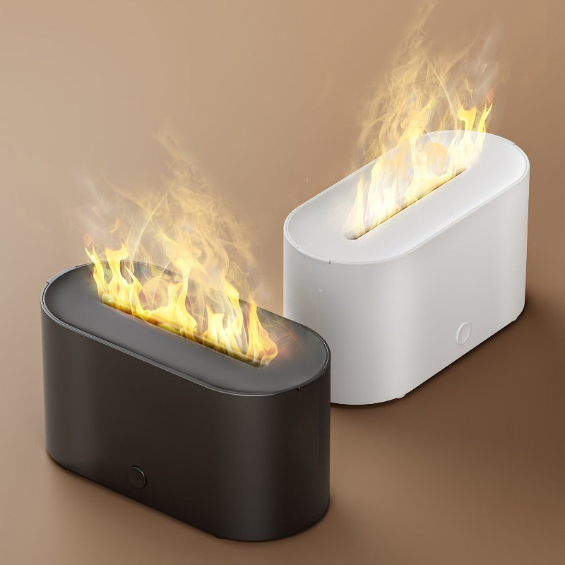 Universal qora USB namlagich va aroma diffuzor va muhit yoritgichi