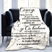 Personalized Daughter Blanket Soft Cozy Bed Sofa Travel Gift