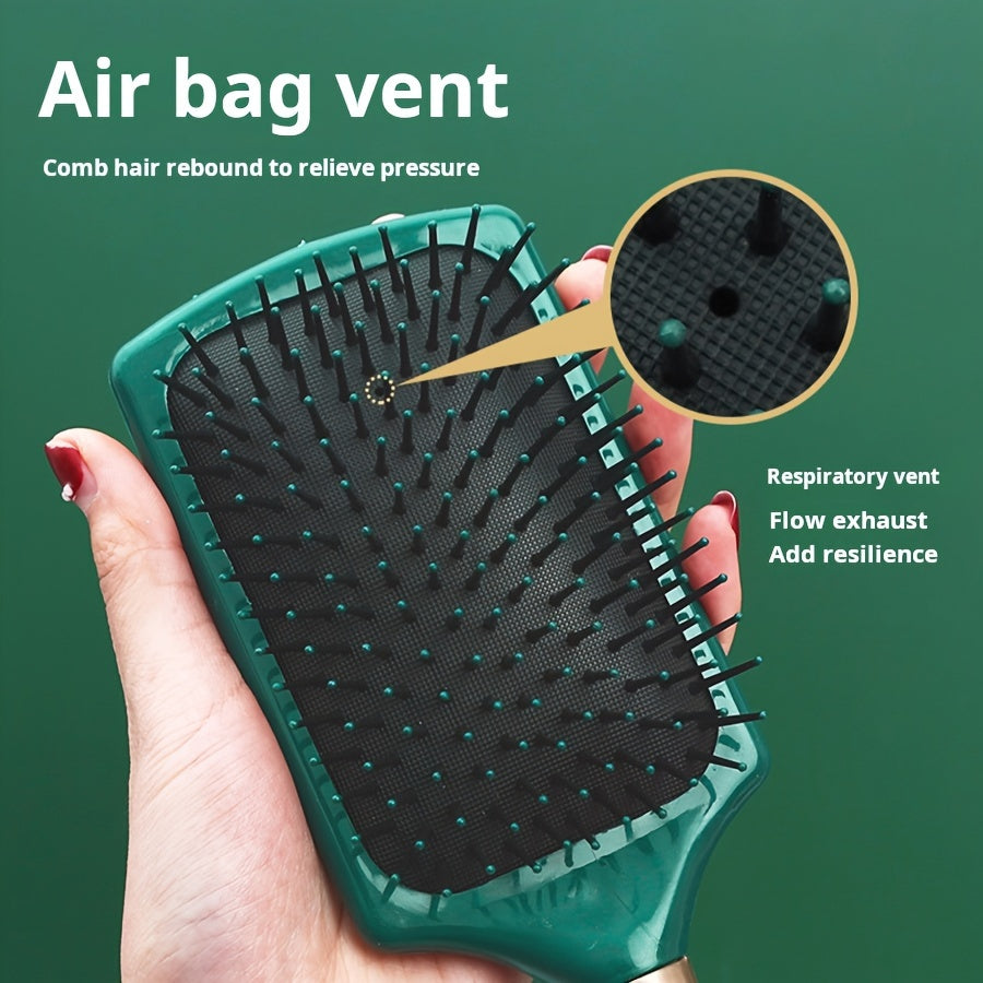 Hair Brush Set with Air Cushion Comb Round Curling Detangling Brushes for Straight Hair