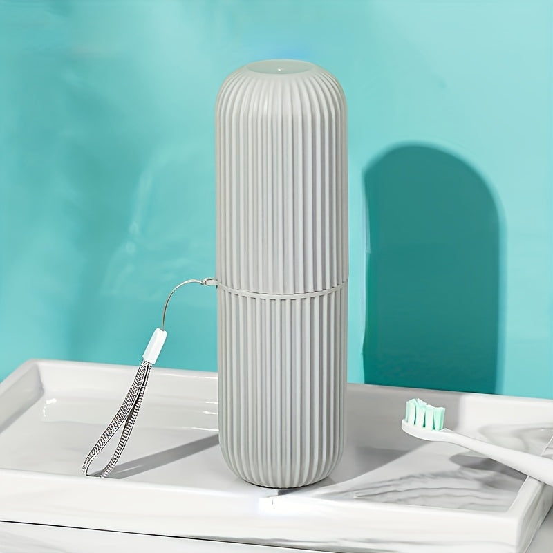 Travel Toothbrush Set with Storage Box and Rinse Cup for Travel