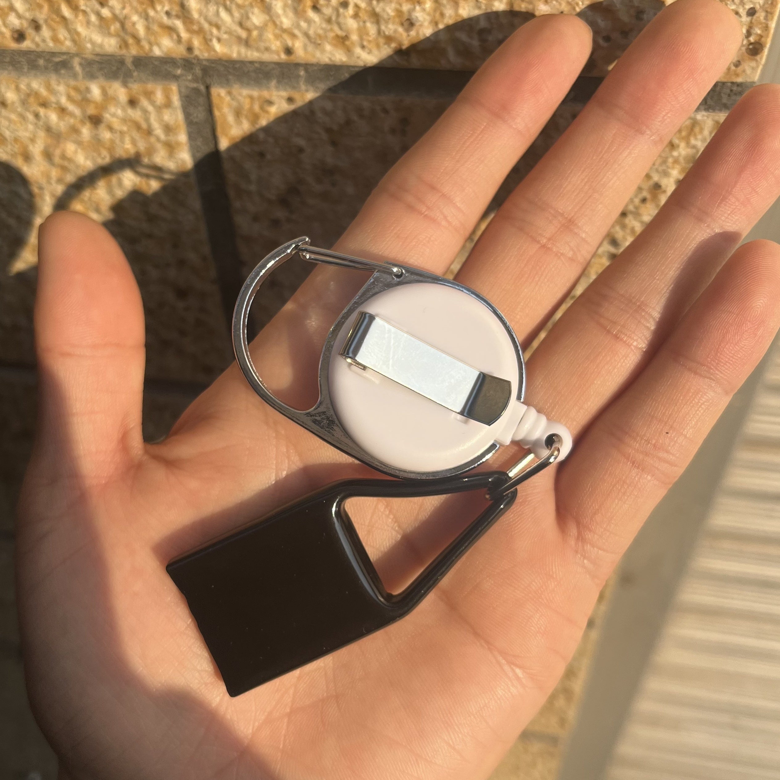 Выдвижной поводок для маленьких собак, с одним карабином, легкий держатель зажигалки