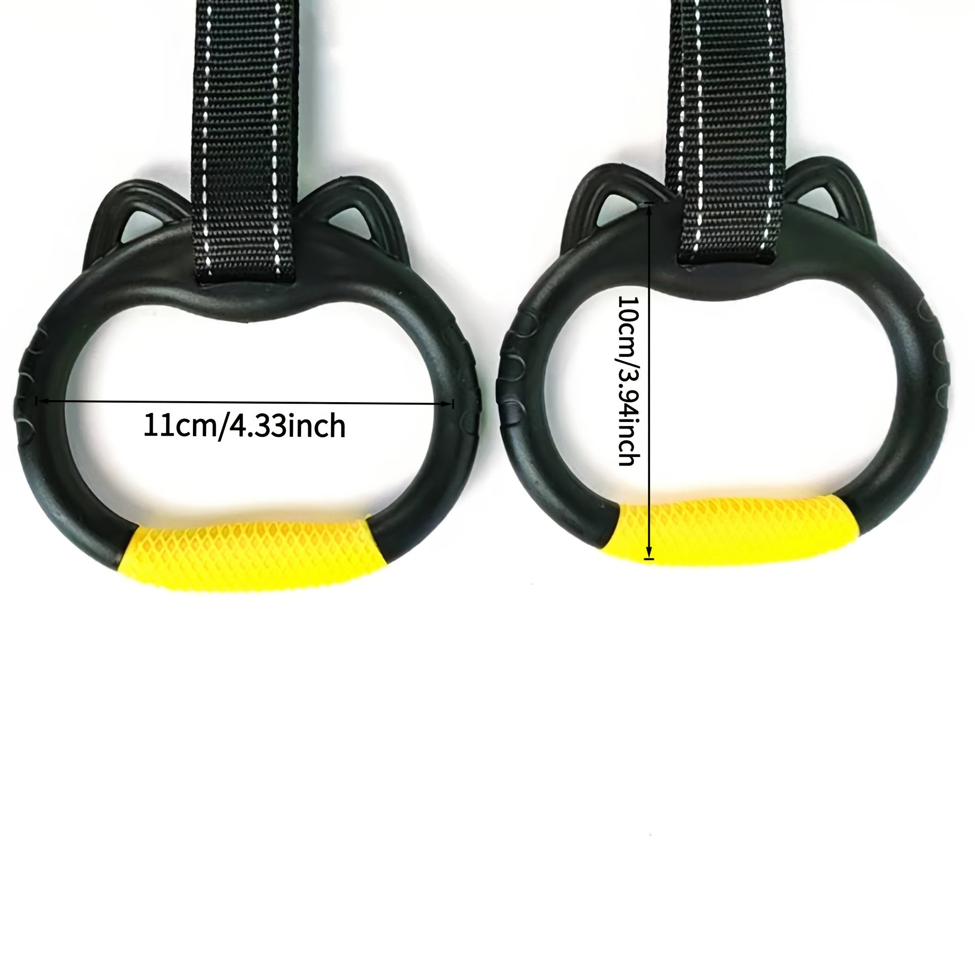 Прочные гимнастические кольца из ПА для подростков, идеальные для подтягиваний и силовых тренировок, легкие в установке, поддерживают до 300,0 кг. Идеально подходят для домашних тренировок и Дня благодарения.