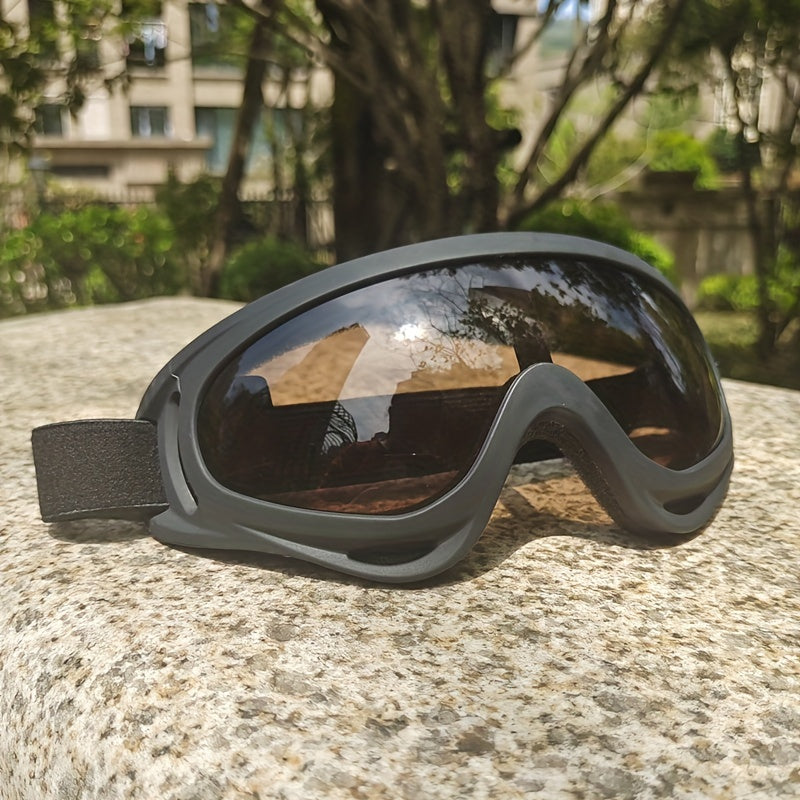 Anti-Fog Windproof Goggles for Motorcycling Cycling Outdoor Large Lens Splash Fog Protection