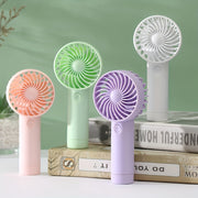 Portable Handheld Mini Fan USB Rechargeable Lithium Battery Compact Personal Cooling Fan
