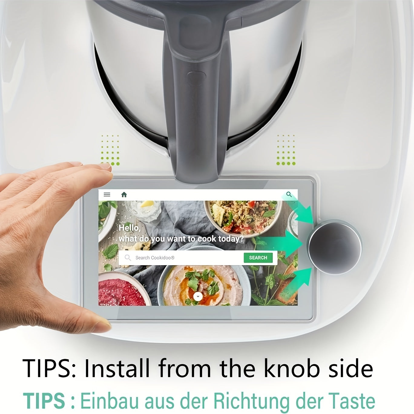 Tempered Glass Screen Protector for TM6 Kitchen Appliance Easy Install