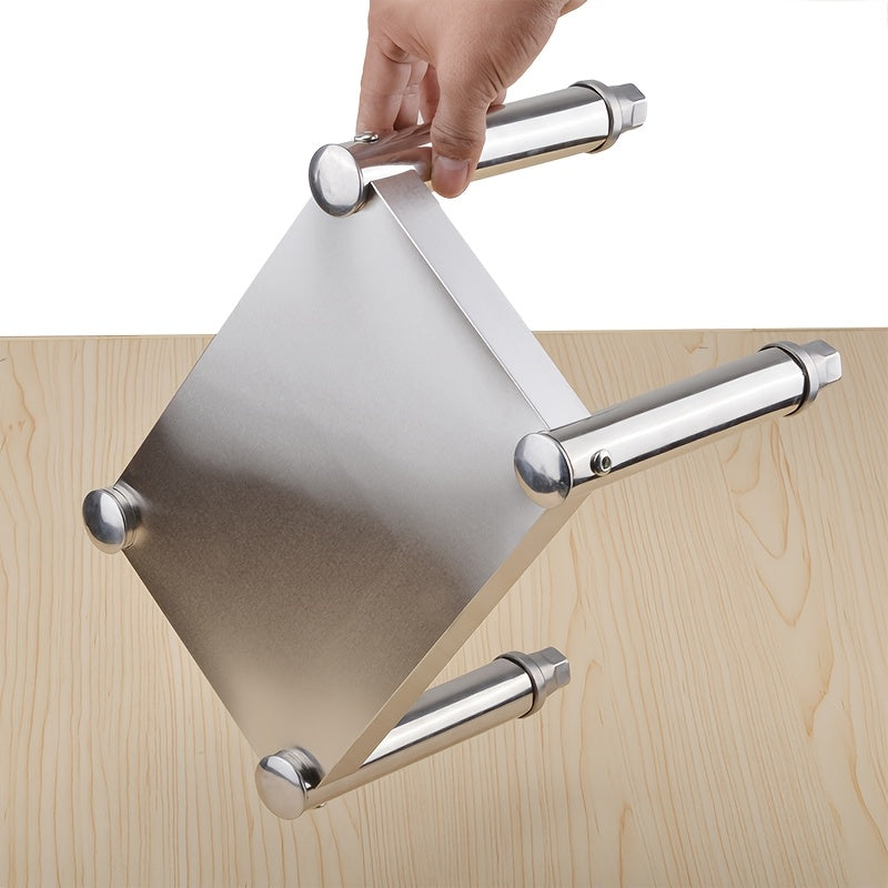 Stainless Steel Kitchen Storage Rack Single Tier Desktop Organizer Countertop Shelf