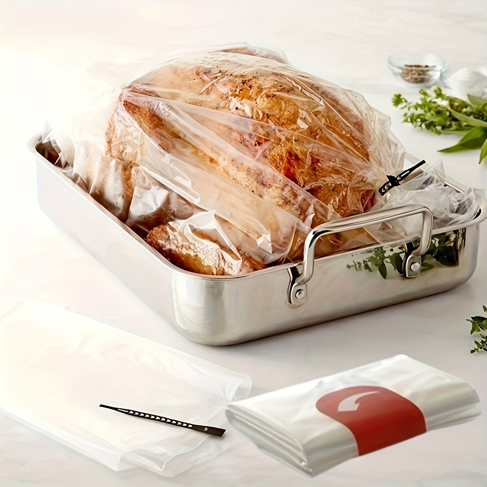 20 Pieces Oven Bags for Baking Meats Fish Vegetables Microwave Cooking