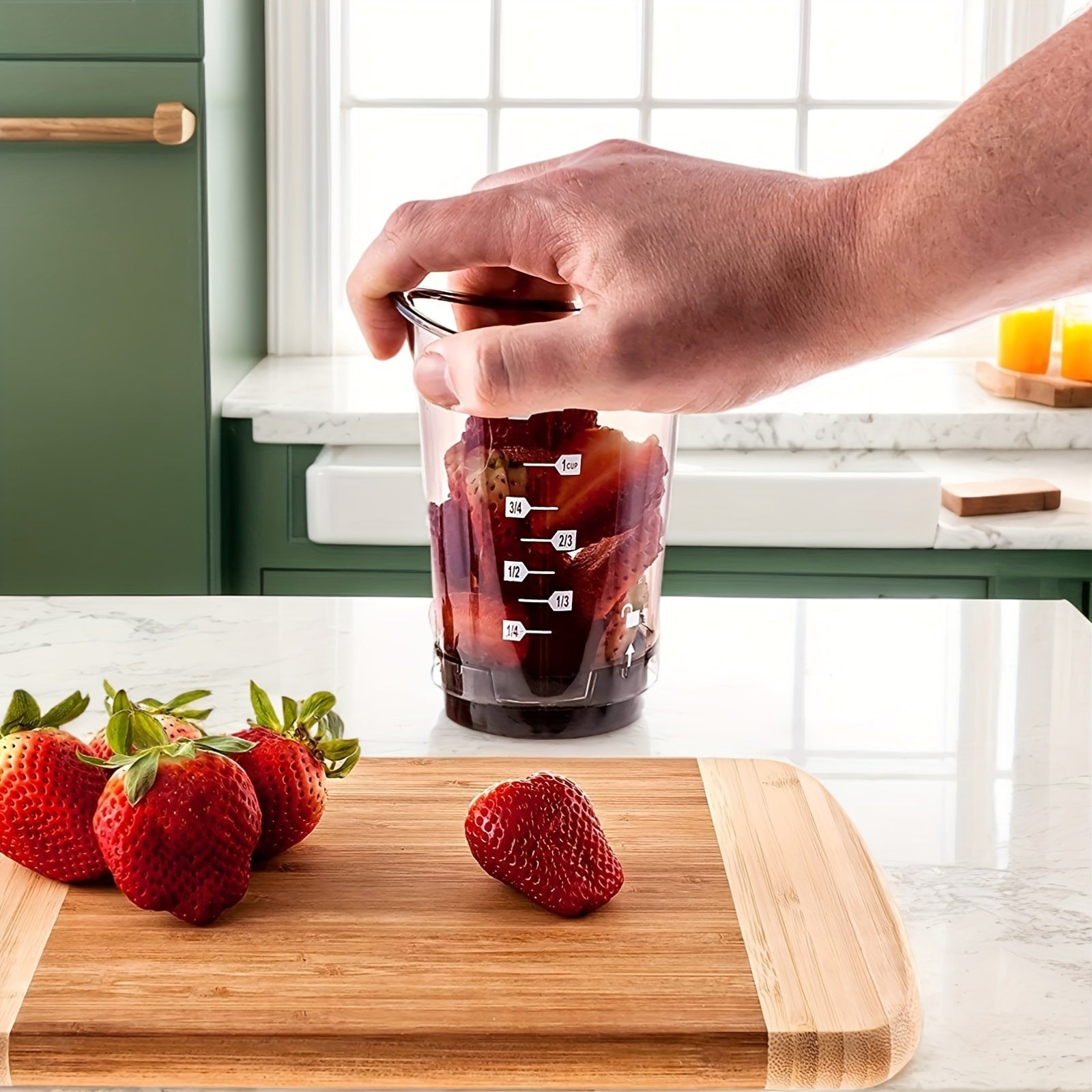 Stainless Steel Fruit Vegetable Chopper Cutter Salad Maker with 2 Blades