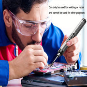 USB Soldering Iron with LCD Display Adjustable Temperature Rechargeable Lithium Battery