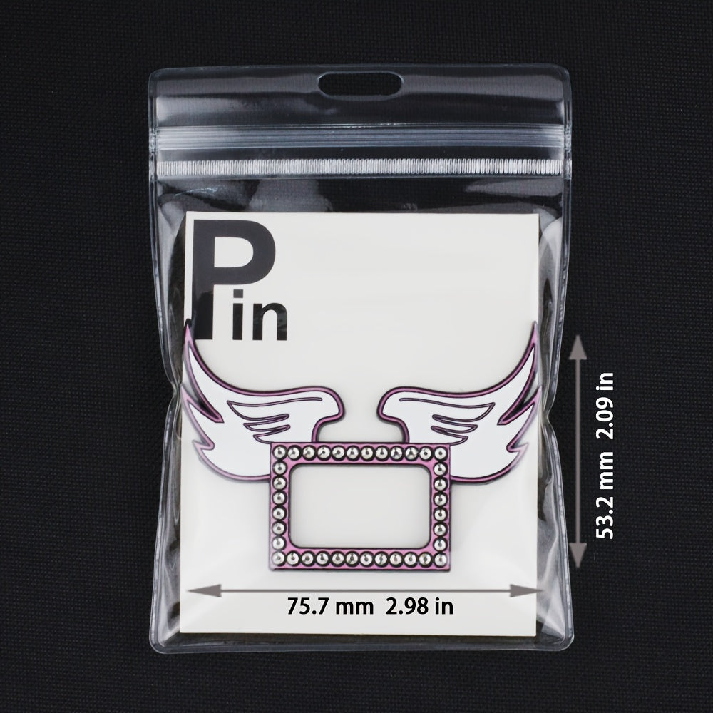 Square Rhinestone Pin for Baseball Cap Unisex Boyfriend Gift