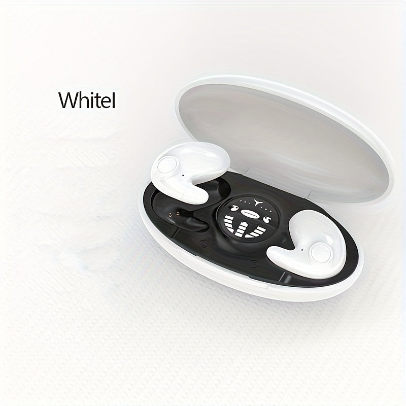 Wireless Sleep Headphones On-Ear Sports Earbuds with Noise Reduction Microphones and Wireless 5.0 for iOS Android Gaming