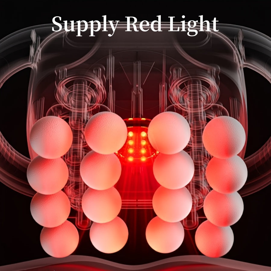 16 boshli, 20 tezlik sozlamalari va chuqur to'qima yengillik va mushak terapiyasi uchun raqamli ko'rsatkichga ega portativ zarba massaj mashinasi.