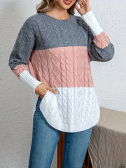 Ayollar uchun retro niş kiyimlari yumshoq sviter, kuz qish twist top