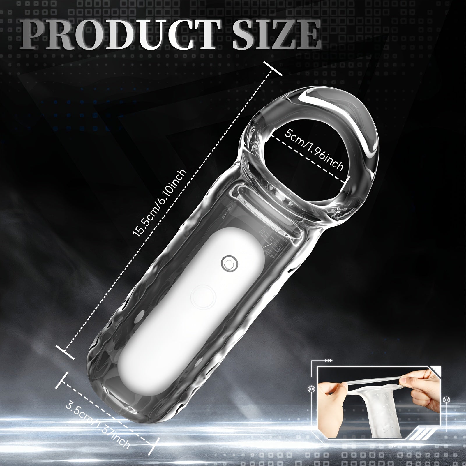 Couple Vibrator Soft Material G-Spot and P-eni Vibrator 10 Vibration Modes