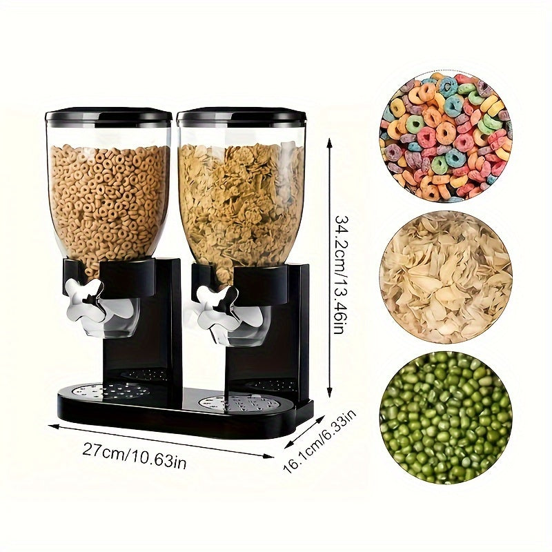 Control Grain Dispenser with Large Capacity for Cereal Nuts Rice and Granola