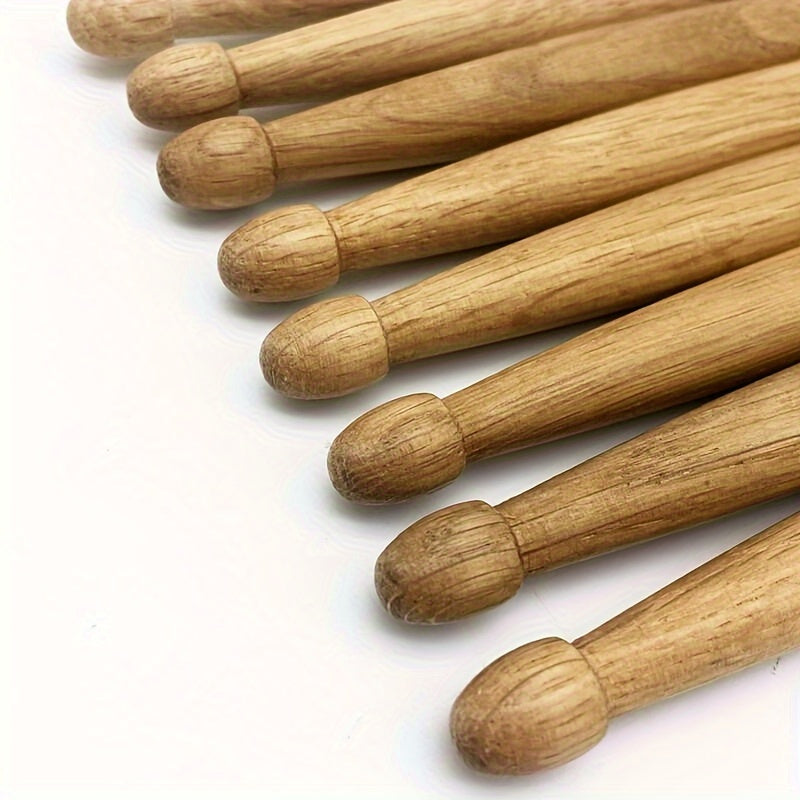 Set of 12 Oak Drumsticks 5A/7A for Jazz Percussion Electronic Drums