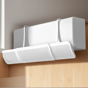 Deflector de aire acondicionado ajustable, divisor de ventilación de plástico para espacios de oficina en casa y comercios