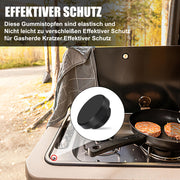 Tapones de goma en forma de T para hornos de panset de 16