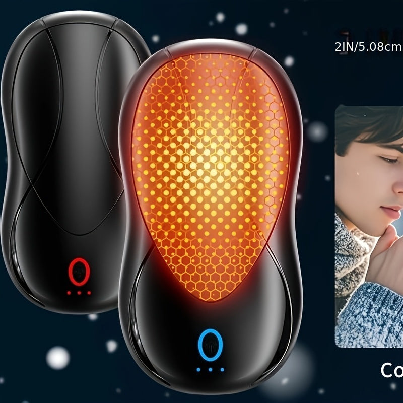 Portable Hand Warmer 2-in-1 USB Rechargeable Self-Heating Magnetic 6000mAh