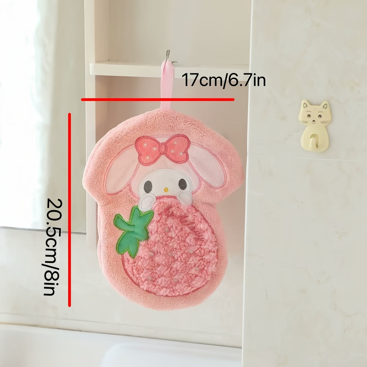 Cute Cartoon Hand Towel for Kids Quick Dry Absorbent Soft Fabric