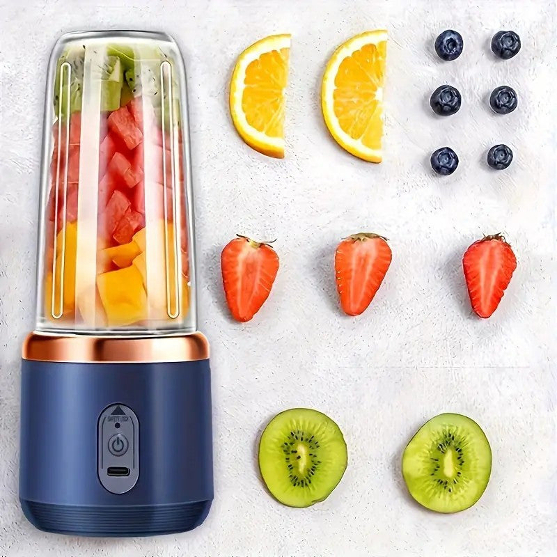 Portable Blender and Juicer Set with Dual Cups Rechargeable Easy to Clean