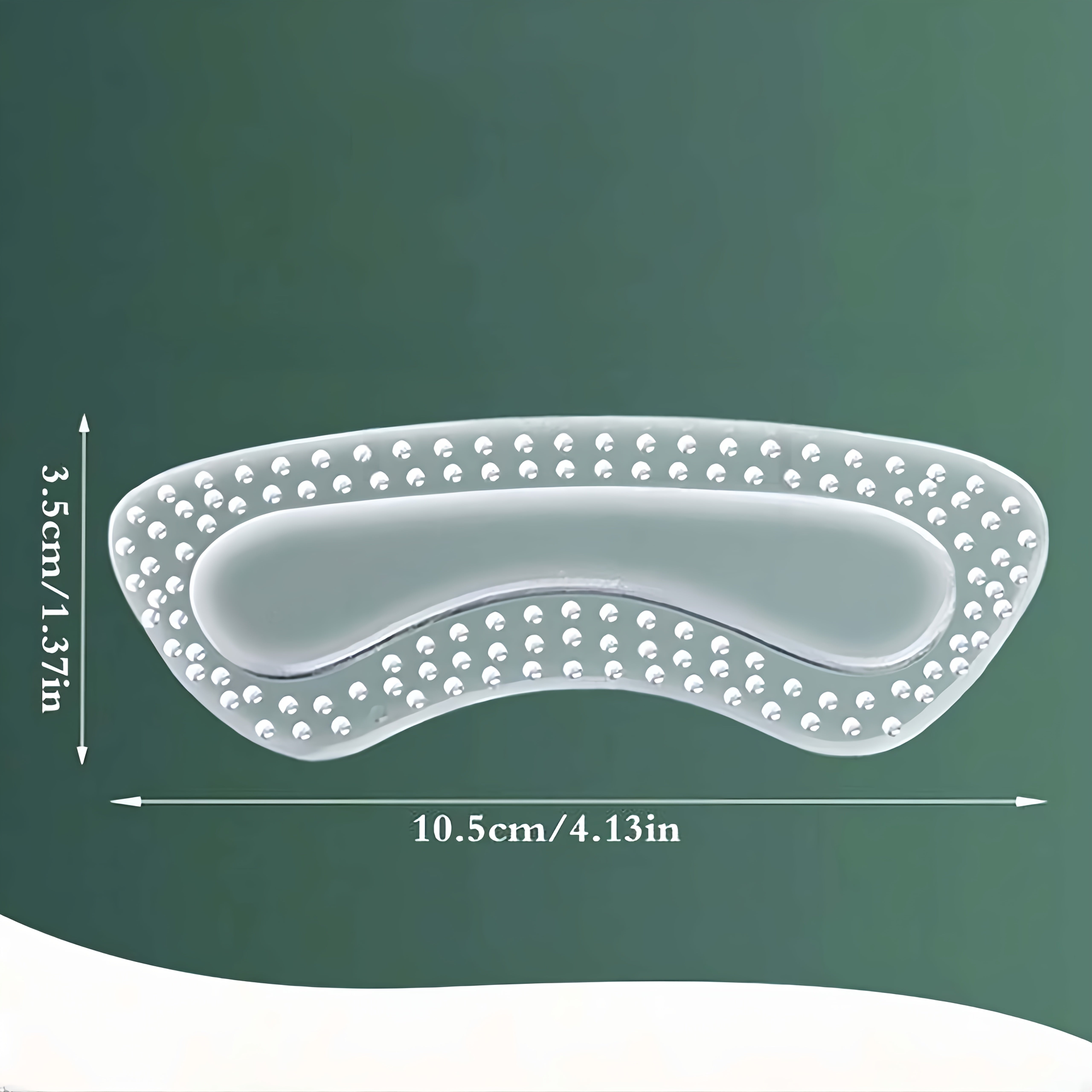 Women's Transparent 4D Silicone Heel Stickers Anti-Friction Shoe Protectors