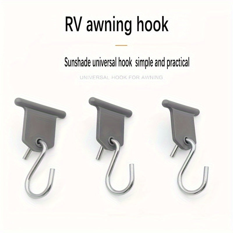 6 dona RV avtomobil quyosh nurlari uchun kiyimlar uchun tutqichlar, ajraladigan tashqi yuk mashinasi aksessuarlari
